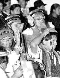 Representantes amaz�nicos en el II Congreso (Foto Diario El Hoy)