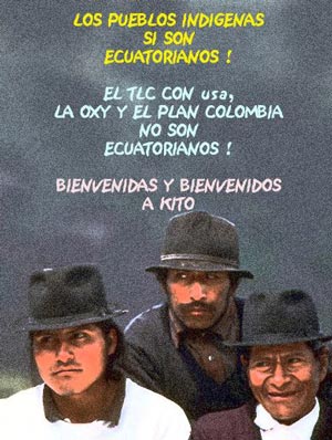 El TLC, la OXY y el Plan Colombia no son ecuatorianos