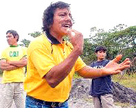 Manuel Cahuiya (foto de Jorge Pe�afiel, El Universo)