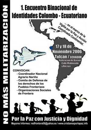 Cartel del Encuentro Binacional de Identidades