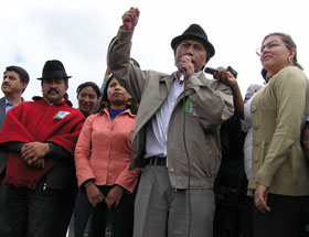Humberto Cholango (foto: Patricio Zhingri)