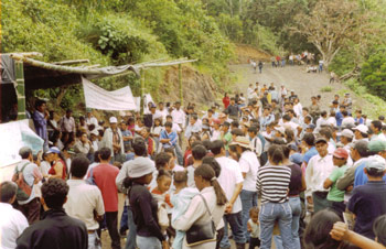Foto: Marcha de protesta celebrada en diciembre de 2003